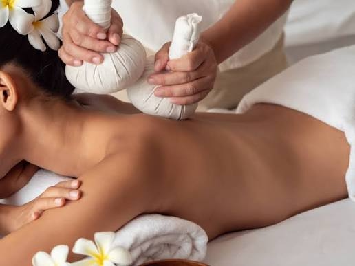 Thai Herbal Massage treatment room — Natural Spa DMCC