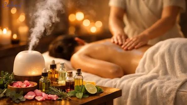 Aromatherapy Massage treatment room — Natural Spa DMCC